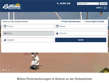 Tablet Screenshot of ostseeurlaub.de